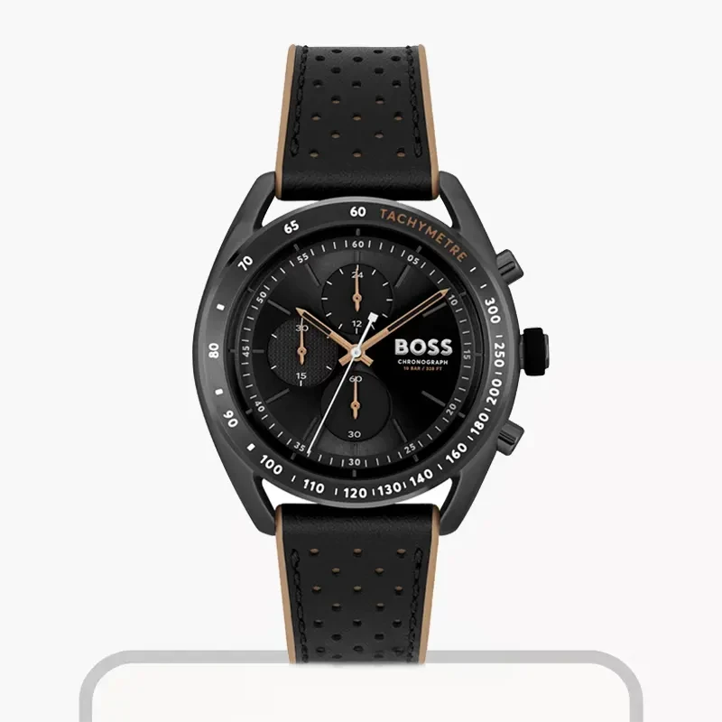 Hugo Boss Center Court Chronograph Black Dial Men's Watch- 1514022